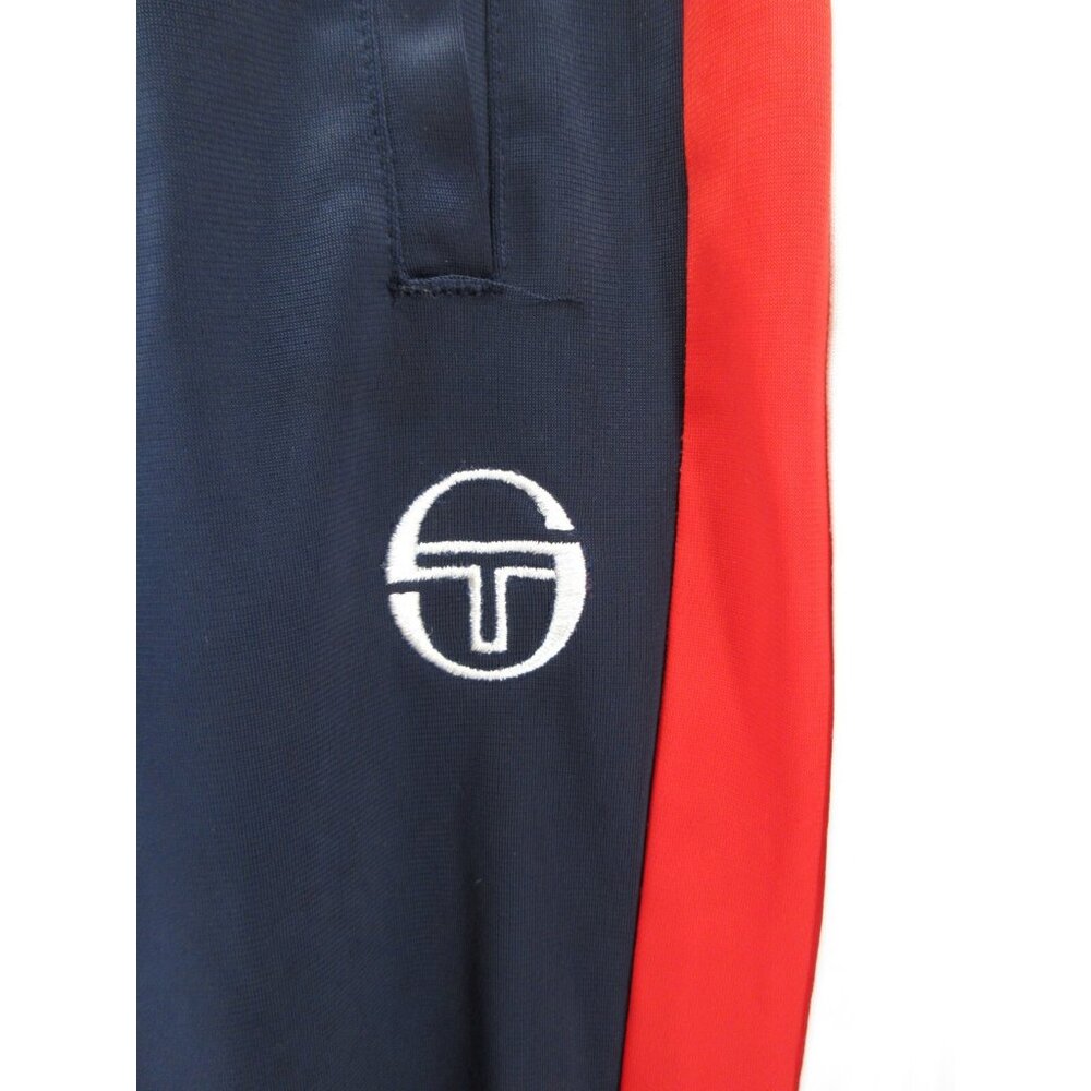 Sergio Tacchini Pants Medium Track Tennis Warm Up Ankle Zip Joggers - Picture 3 of 12